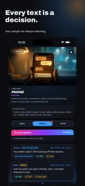 BARZ gameplay screenshot — crew and career progress
